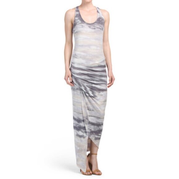 Young Fabulous & Broke Sassy Womens Sassy Maxi Dress size M Ripple Charcoal - Picture 1 of 9